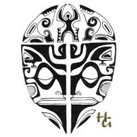 Reproduction <br> Tête Tiki